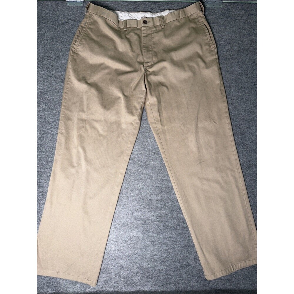 Haggar H26 Performance Dress Pants Men Beige - Size 42x32